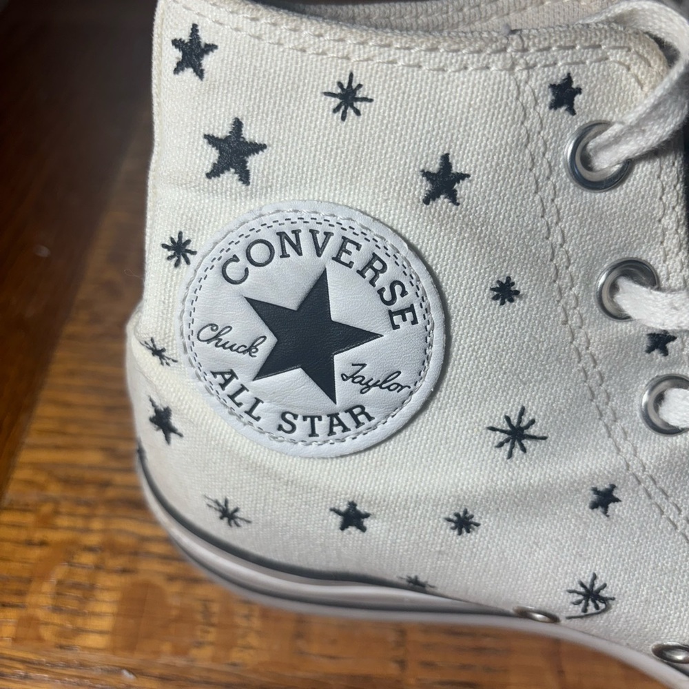 Converse High-Top Sneakers - Crystal Energy Platform White, 8 - Picture 3 of 10